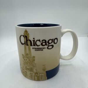 Starbucks Mug CHICAGO City Global Icon Collector Series Coffee Cup 2013.  16 oz